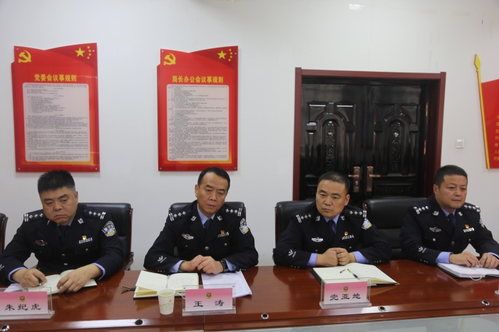渭南市公安局黨委委員沈軍深入經開分局督導重點工作