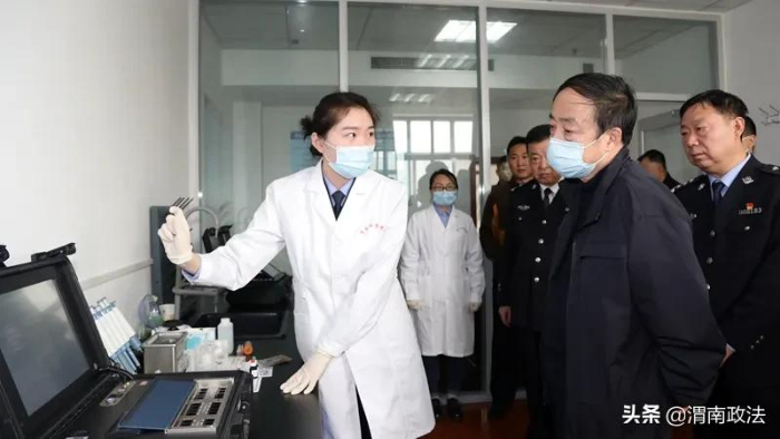 公安部七局二級巡視員王新凱一行來渭南市調研環食藥快檢工作（組圖）