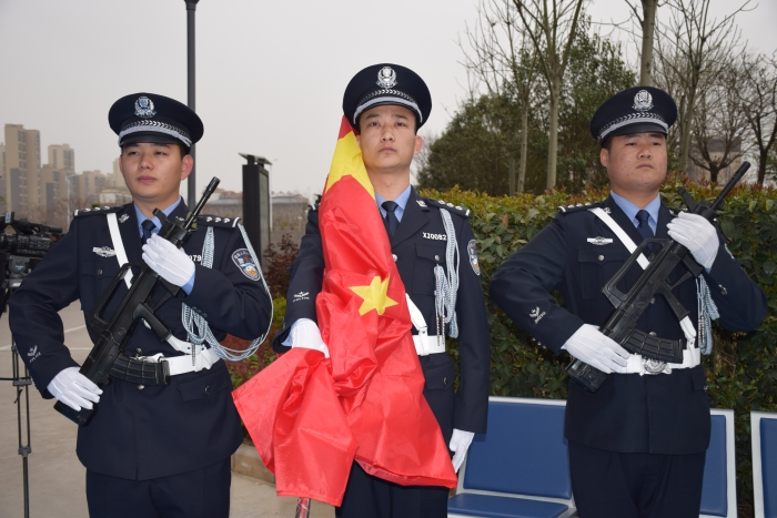 又帥又颯!今天蒲城警營戰斗力爆棚—蒲城縣公安局成功舉辦教育整頓暨春訓練兵會操活動