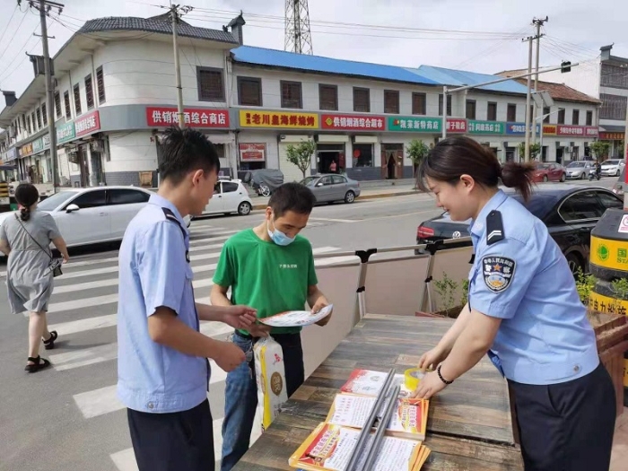 【我為群眾辦實事】保密宣傳入民心—渭南市公安局經開分局開展第三十三個保密宣傳月活動