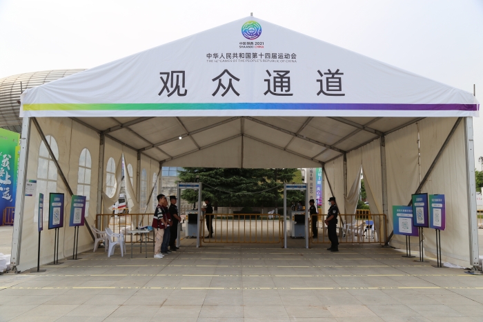 高新公安“實戰模式”安保十四運舉重項目測試賽