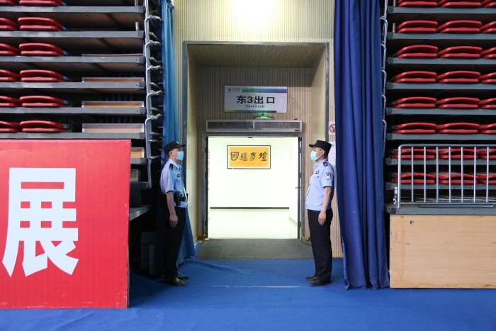 高新公安“實戰模式”安保十四運舉重項目測試賽