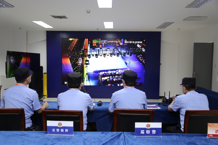 渭南高新分局圓滿完成十四運會舉重項目比賽安保工作