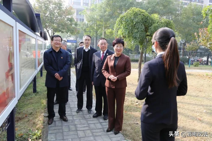 陜西省人民檢察院副檢察長高潔一行到富平縣檢察院調研指導工作（圖）