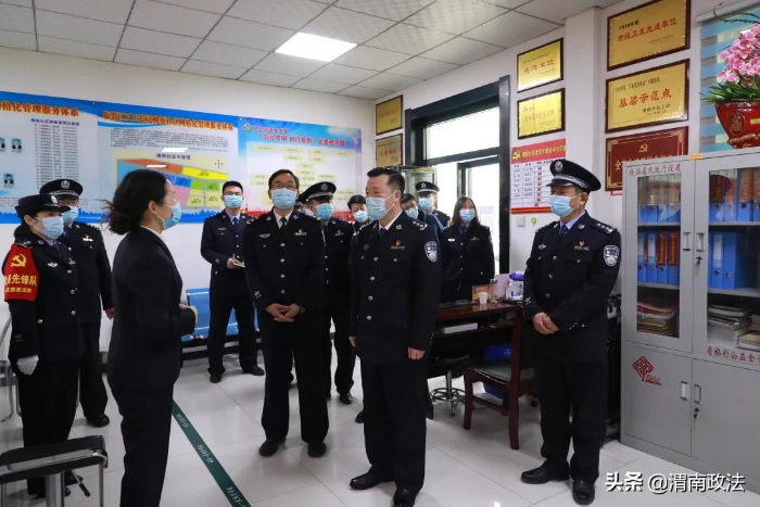 楊尚偉深入渭南督導(dǎo)檢查春節(jié)及冬奧會安保維穩(wěn)工作（組圖）