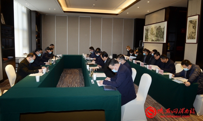 省委平安建設領導小組第一考評組檢查考評渭南市2021年平安建設工作（組圖）