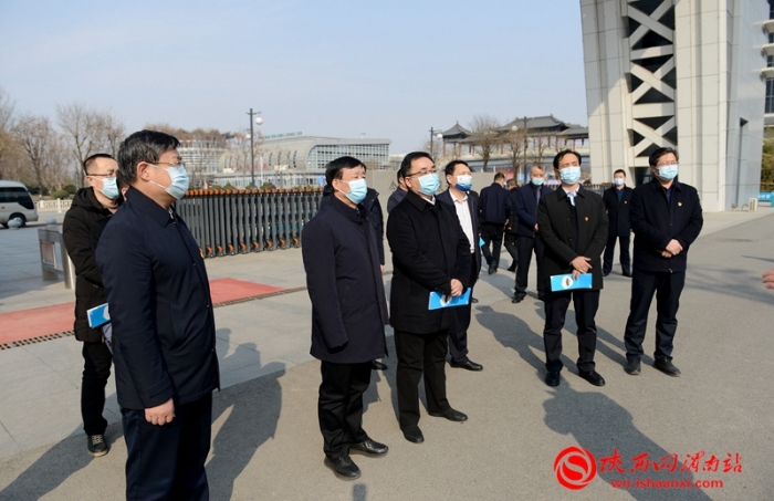 省委平安建設領導小組第一考評組檢查考評渭南市2021年平安建設工作（組圖）
