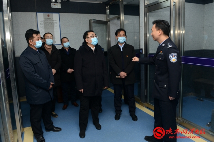 省委平安建設領導小組第一考評組檢查考評渭南市2021年平安建設工作（組圖）