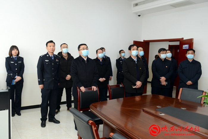 省委平安建設領導小組第一考評組檢查考評渭南市2021年平安建設工作（組圖）