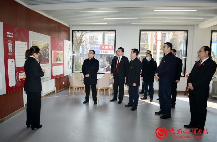 省委平安建設領導小組第一考評組檢查考評渭南市2021年平安建設工作（組圖）
