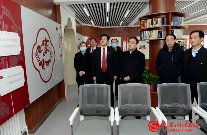 省委平安建設領導小組第一考評組檢查考評渭南市2021年平安建設工作（組圖）