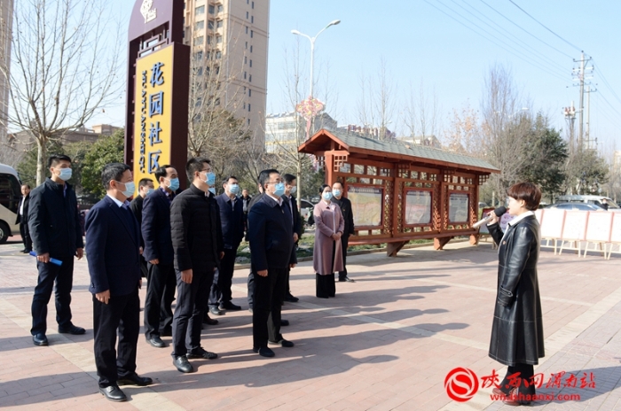 省委平安建設領導小組第一考評組檢查考評渭南市2021年平安建設工作（組圖）