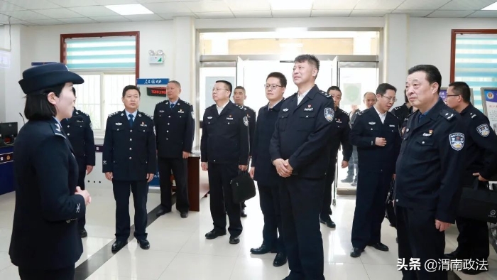 杜清江來渭督導檢查全國兩會安保及派出所規范化建設工作（組圖）