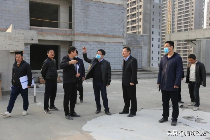 渭南中院黨組書記賀世輝調研督導新審判法庭項目建設情況（組圖）