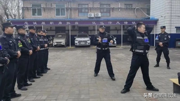 厲兵秣馬練精兵 渭南公安全警武器警械專項訓練進行中！（圖）
