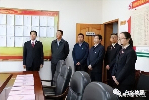 渭南市檢察院黨組書記、檢察長殷軍深入白水縣人民檢察院調研指導工作（圖）