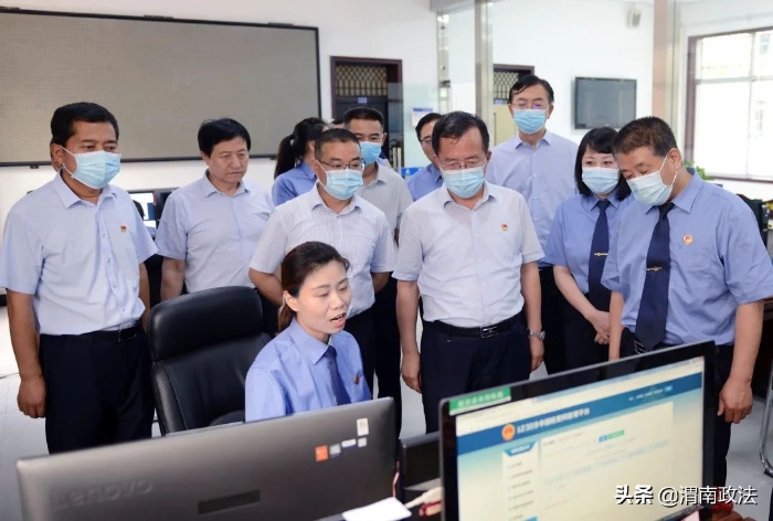 渭南市人大常委會副主任薛清軍到渭南市檢察機關開展未成年人檢察工作專題調研（圖）