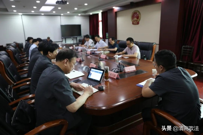 陜西高院黨組成員、執行局局長韓玉軍蒞臨渭南調研指導執行工作
