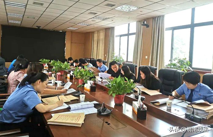 8月16日，渭南市人民檢察院組織開展全市民事檢察案件質量評查活動。