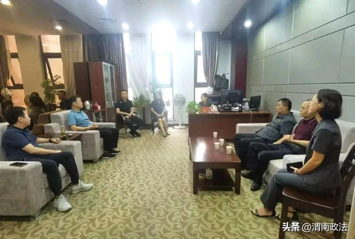 韓城法院院長徐天寶深入象山法庭督導檢查工作。