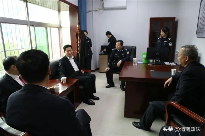 富平縣公檢法形成合力 “一站式”集約辦案。