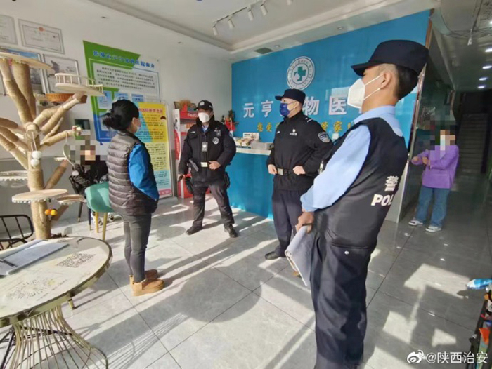 韓城市公安局新城派出所快速化解一起矛盾糾紛。