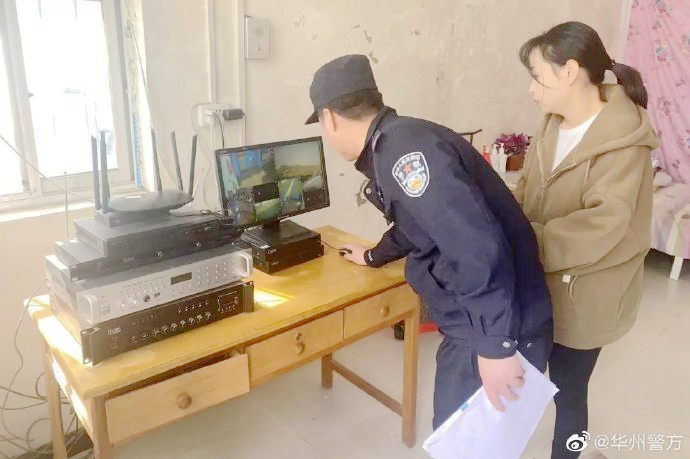 華州公安深入轄區學校進行安全檢查.