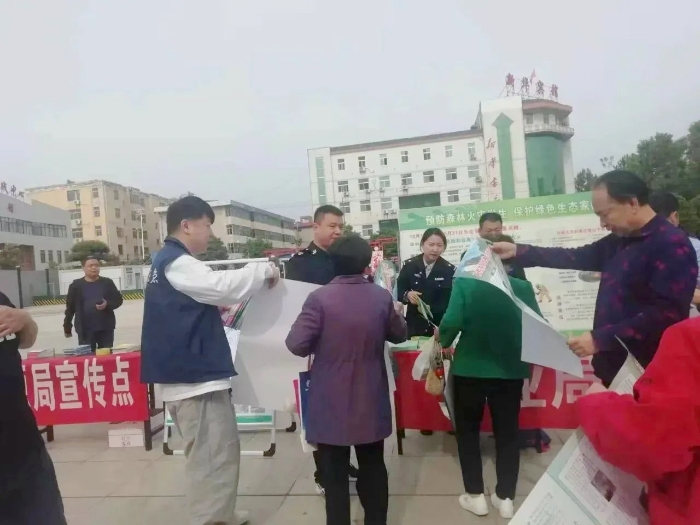 潼關公安：森林派出所開展“5·12”防災日宣傳活動.