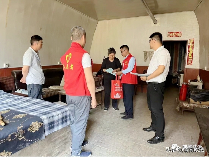 韓城市法律援助中心開展法律援助志愿服務(wù)活動.