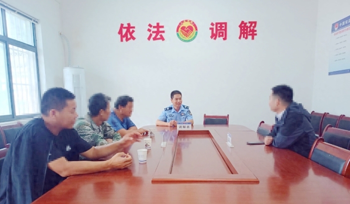 渭南市華州區柳枝司法所處理一起損害賠償糾紛.