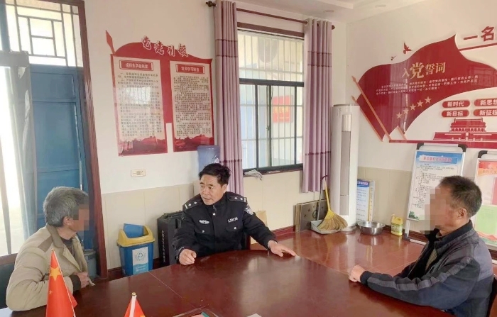 合陽公安成功幫群眾化解“地畔子”糾紛。