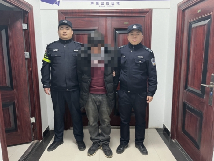 合陽公安抓獲一名網逃。