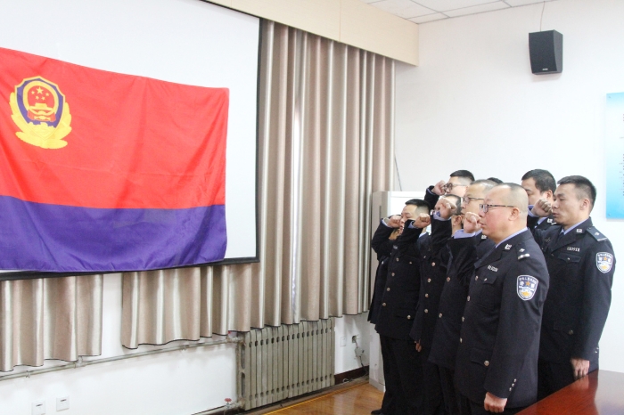合陽檢察院司法警察大隊開展慶祝中國人民警察節系列活動。