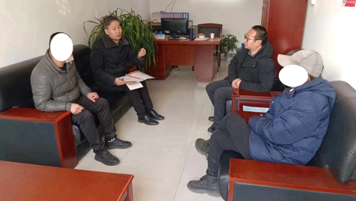 合陽法院調解一起房屋租賃合同糾紛。
