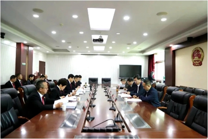 省高院督導(dǎo)檢查渭南法院常態(tài)化掃黑除惡斗爭工作。
