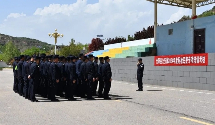 合陽公安組織開展射擊培訓考核。