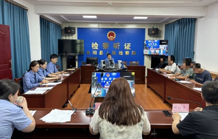合陽檢察對8件8件擬不起訴刑事案件召開公開聽證會。