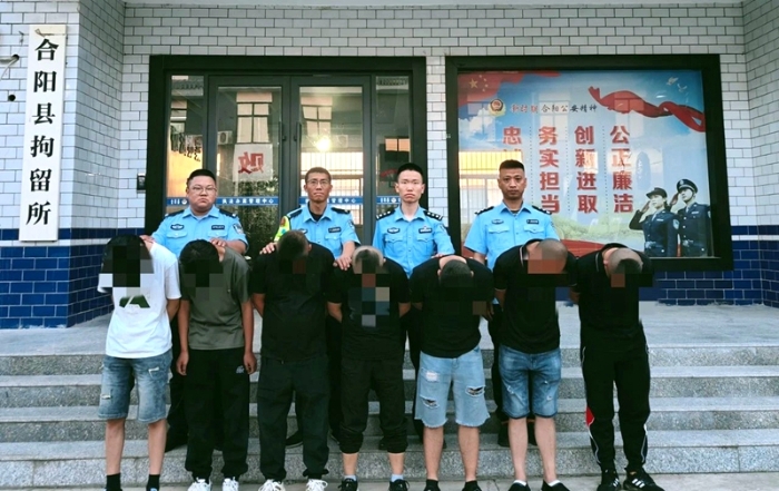 合陽公安快速查處一起毆打他人案件，行政處罰7人。