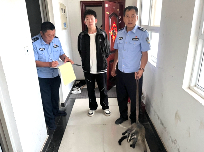 澄城公安森林派出所成功救助野生動物。