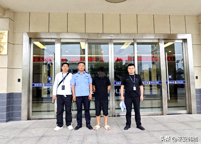 韓城公安成功勸投一名逃犯。