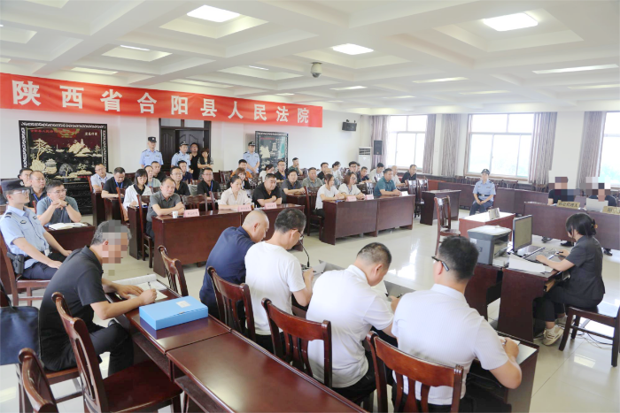 合陽縣委依法治縣辦組織開展行政處罰案件庭審觀摩活動。