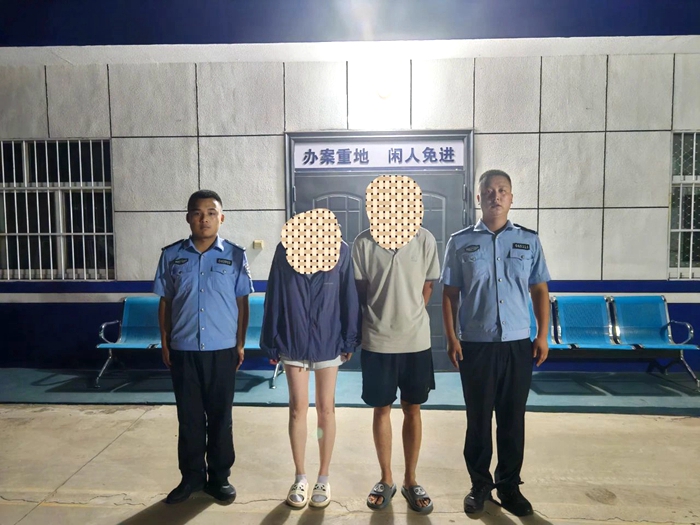 白水公安西固派出所成功抓獲兩名網逃人員。
