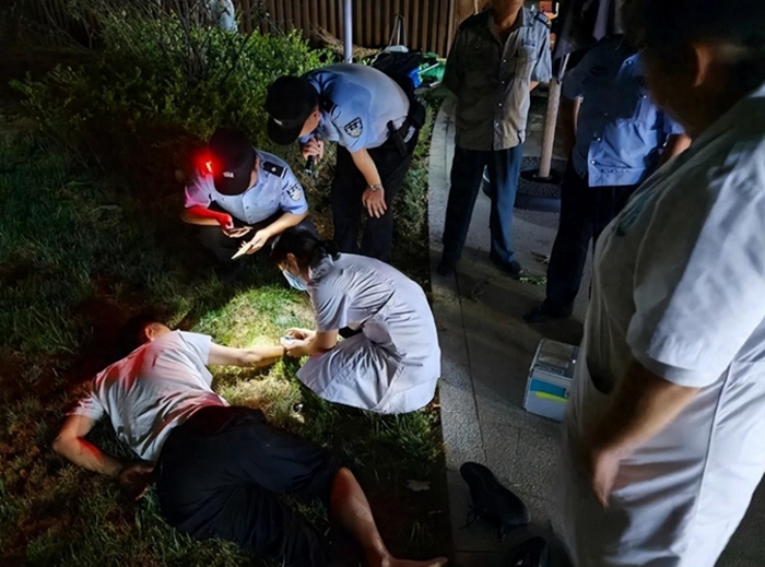 白水警民合力助醉酒男子平安歸家。