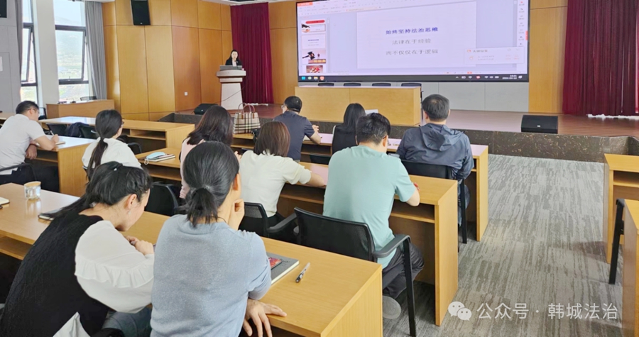 韓城市司法局深入開展民企“大走訪”活動。