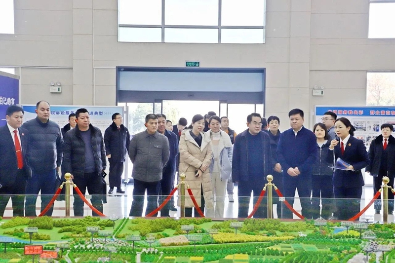 臨渭法院赴靈寶法院學(xué)習(xí)交流。