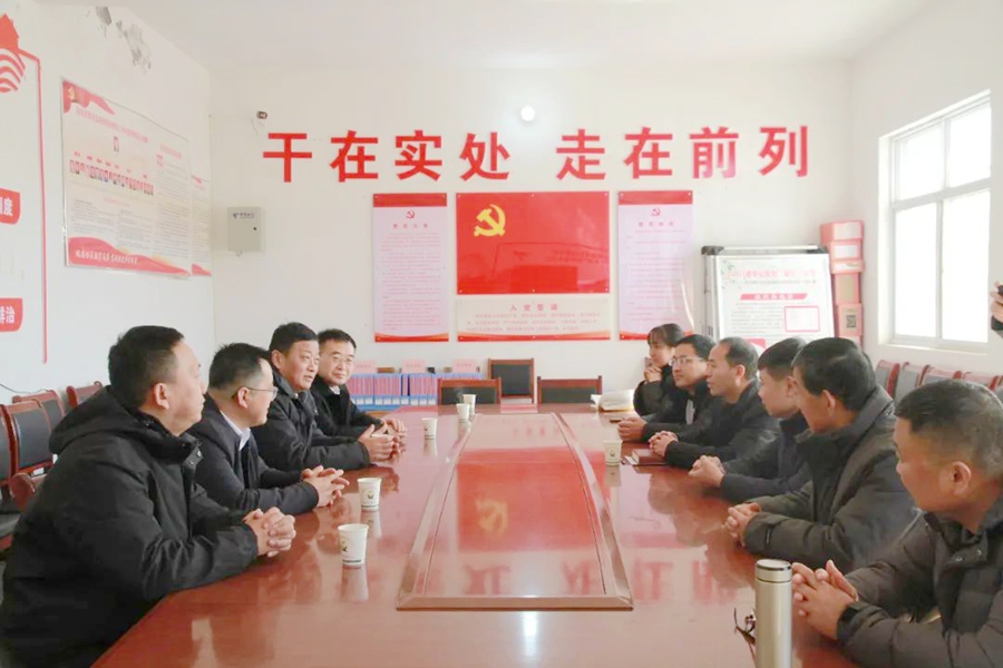 渭南市人民檢察院黨組書記、檢察長殷軍一行到包聯幫扶的解放村走訪慰問脫貧群眾及駐村工作隊。